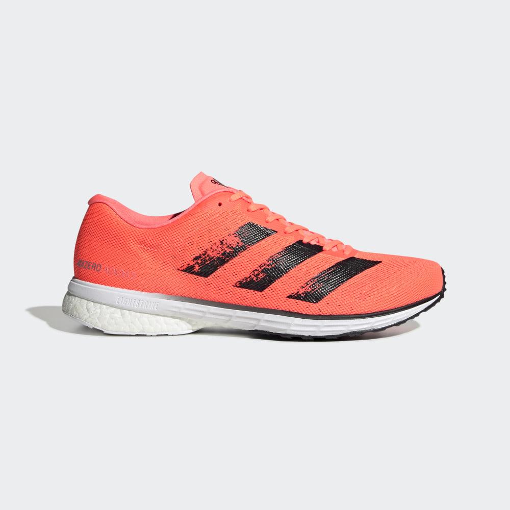 Adidas Men's Adizero Adios 5 Running Shoes Coral/Black/White Ireland EG1196